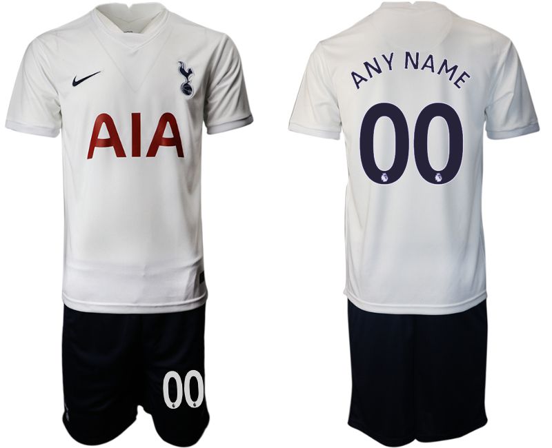 Cheap Men 2021-2022 Club Tottenham home white customized Nike Soccer Jersey